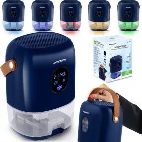   Páramentesítő, Berdsen BR-10B, sötétkék, 1000 ml tartály, ultra csendes 34 dB, Peltier-technológia, LED fény, éjszakai mód, 22,5 W