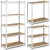 Műhelypolc, Humberg 4847, fehér, 180 x 90 x 40 cm, 5 polcos, acél, MDF polclapok, állítható polcmagasság, teherbírás: 175 kg/polc