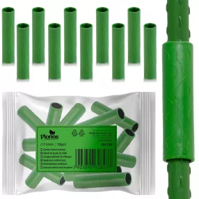   Növénytámasz csatlakozó, Plonos PL-941, zöld, átmérő: 1,1 cm, egyenes, PE műanyag, 10 db-os csomag