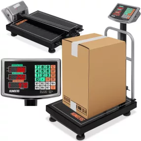   Elektronikus ipari mérleg, Humberg MH-192, fekete, 50 g pontosság, teherbírás: 300 kg