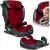 Autósülés, Nukido Louis, piros, 15–36 kg / 100–150 cm, Isofix, i-Size (ECE R129), 12 fokozatú fejtámla, 2 fokozatú döntés, mosható huzat, oldalsó védelem