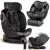 Autósülés, Nukido Prestige Line, szürke, 0–36 kg / 40-150 cm, Isofix, i-Size (ECE R129), 12 fokozatú fejtámla, 5 fokozatú döntés, csecsemőbetét, 360°-ban fordítható