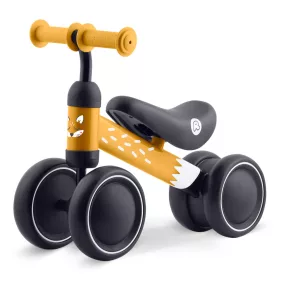   Háromkerekű futóbicikli, Ricokids, sárga, EVA habkerekek 15 cm, acél váz, kormányfordulás határoló, gumírozott markolat, 12 hónapos kortól
