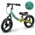Kétkerekű futóbicikli, Ricokids Fun Adventure, zöld, acél váz, EVA hab kerekek 29 cm, állítható ülésmagasság 32-42 cm, hátsó fék, ultrakönnyű (TE760802)