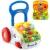 Járássegítő játék, Ricokids RK-744, fehér, 2 az 1-ben, fény és hanghatások, kivehető panel, csúszásgátló és fékezhető kerekek, hangerőszabályzós, 6 hó+
