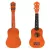 Gyerek ukulele, ECOTOYS MF019E, barna, 17,5 x 5 x 52,5 cm, fa, hangolható, 4 nejlon húrral, pengetővel, 12 bunddal, 3 éves kortól ajánlott