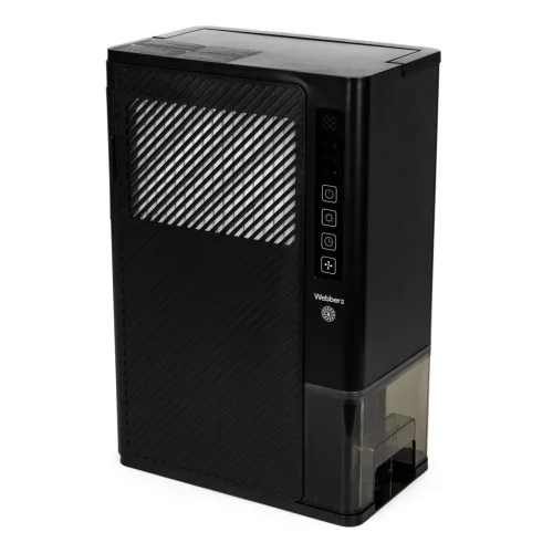 Páramentesítő, Webber DEX1, fekete, 2300 ml tartály, Rotor Disc technológia, 3 l/nap páramentesítés, éjszakai mód, időzítő, 41 dB, automatikus leállás