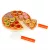 Játék élelmiszerkészlet, ECOTOYS TL733030, vágható pizza, tépőzáras, 27 db, 21 x 21 cm, pizzadobozzal, spatulával és kerek pizzavágóval