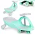Wiggle autó, ECOTOYS YM-SW-1, zöld, 79 x 36 x 38,5 cm, LED-es világító gumírozott kerekek, 360°-ban forgó kormány, beltéri/kültéri, teherbírás: 70 kg, 3 év felett