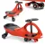 Wiggle autó, ECOTOYS YM-SW-1, piros, 79 x 36 x 38,5 cm, LED-es világító gumírozott kerekek, 360°-ban forgó kormány, beltéri/kültéri, teherbírás: 70 kg, 3 év felett