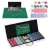 Póker és Blackjack készlet, Multistore D50011501SS, 500 db, 2 pakli kártya, 5 dobókocka, játékszőnyeg 90 x 60 cm, zárható fém koffer, akár 8 játékosig
