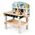 Gyerek munkapad, ECOTOYS 1178, fa, 45 x 28 x 49 cm, 38 db-os szerszámkészlettel, satuval, szerszámtartóval, polccal, 3 éves kortól