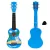 Gyerek ukulele, ECOTOYS MF019H, kék, 17,5 x 6 x 53 cm, fa, hangolható, 4 nejlon húrral, pengetővel, 12 bunddal, 3 éves kortól ajánlott