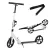 Klasszikus roller, Bauerkraft G-122, összecsukható, 20 cm PU kerekek, ABEC-7 csapágy, lábfék, állítható magasság: 91–101 cm, palacktartó, maximum 80 kg