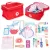 Játék orvosi szett, ECOTOYS HM328233, készlet gyerekeknek, 28 db, fa, készségfejlesztő szerepjáték, 3 éves kortól, éles élek nélkül