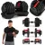 Kézisúlyzó, állítható, MOVEPRO GB-FW207-24KG, fekete, 2,5–24 kg, öntöttvas, tartóállvánnyal, 15 fokozatú súlyállítás, csúszásmentes markolat
