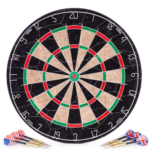 Dartstábla, Multistore AP-301, átmérő: 46 cm, 6 db darts + komplett rögzítőkészlet