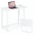 Íróasztal, ModernHome TH-FD-5, 80 x 45 x 76 cm, fehér, fa és fém anyagból, összecsukható, állítható szintezőtalpak, teherbírás: 80 kg