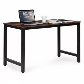   Íróasztal, ModernHome TH-RD-7-16, antik dió, 120 x 60 x 75 cm, fa és fém anyagból, állítható szintezőtalpak, teherbírás: 100 kg