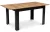 Étkezőasztal, Leobert 15516-1, 120–160 x 80 cm, téglalap alakú, magasság: 75 cm, bővíthető, MDF lábak, MDF asztallap, csúszásgátló talpak
