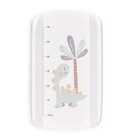   Pelenkázó lap, ECOTOYS HA-T09, dinoszaurusz mintás, 85 x 50 cm, kontúros, merev HDF merevítéssel, PVC felületű, könnyen tisztítható, magasságmérővel
