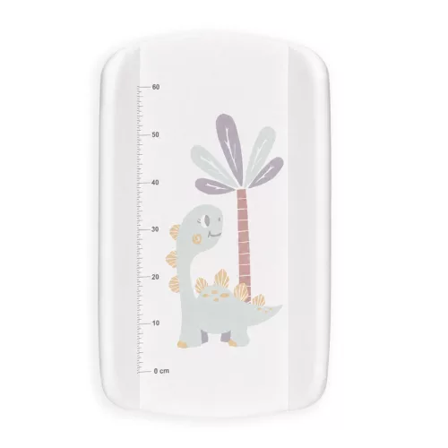 Pelenkázó lap, ECOTOYS HA-T09, dinoszaurusz mintás, 85 x 50 cm, kontúros, merev HDF merevítéssel, PVC felületű, könnyen tisztítható, magasságmérővel