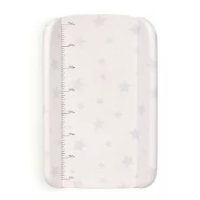   Pelenkázó lap, ECOTOYS HA-T09, csillag mintás, 85 x 50 cm, kontúros, merev HDF merevítéssel, PVC felületű, könnyen tisztítható, magasságmérővel