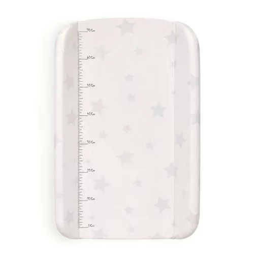 Pelenkázó lap, ECOTOYS HA-T09, csillag mintás, 85 x 50 cm, kontúros, merev HDF merevítéssel, PVC felületű, könnyen tisztítható, magasságmérővel