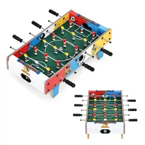   Csocsóasztal, ECOTOYS HM328956, 69 x 35 x 20 cm, 6 fém rúd játékosfigurákkal, 2 labdával, kézi gólszámlálók, kényelmes fogantyúk, 3 éves kortól