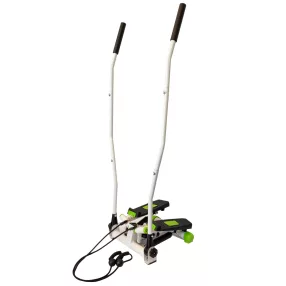   Taposógép, MOVEPRO GB-5085A, 40 x 40 x 136 cm, fehér/zöld, 5 funkciós kijelző, hosszú kapaszkodók, 2 ellenállásszalaggal, 120 kg teherbírás