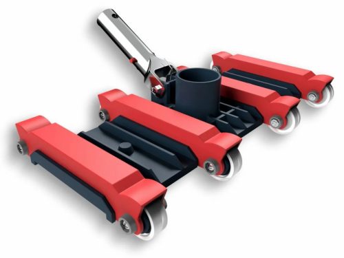 Kézi medence porszívófej súllyal ellátott fekete-piros