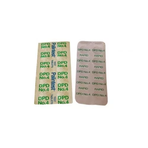 10 db szabad kötött klór vagy aktív oxigén mérő tabletta