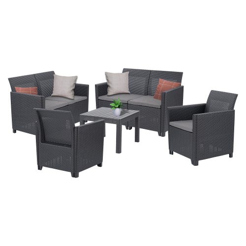 Claire VI 6 személyes kerti bútor garnitúra orlando asztallal