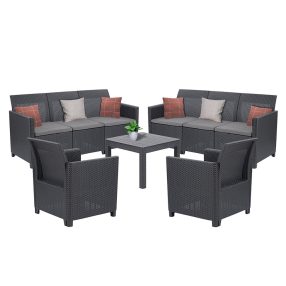   Claire VI 8 személyes kerti bútor garnitúra orlando asztallal