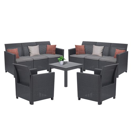 Claire VI 8 személyes kerti bútor garnitúra orlando asztallal