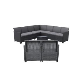   Claire V 9 személyes kerti bútor garnitúra vigo tárolós asztallal