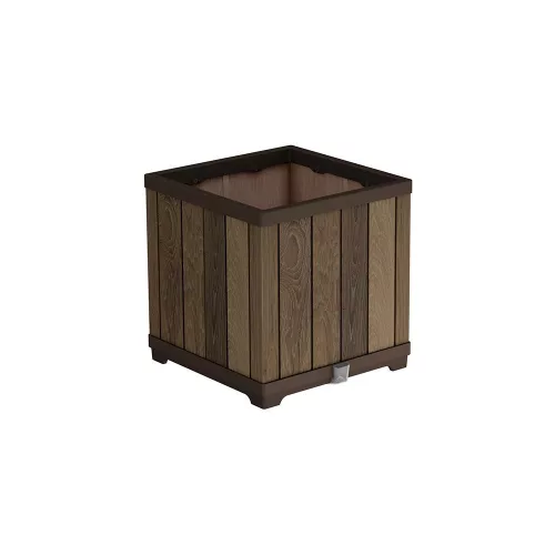 Deco szögletes műanyag virágláda 61 L