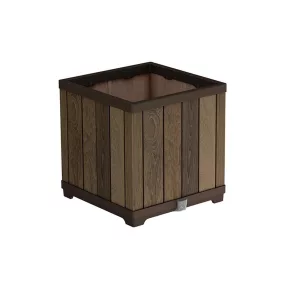 Deco szögletes műanyag virágláda 61 l