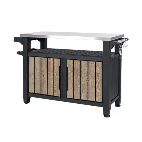 Decocoat unity műanyag xl kerti grill asztal 207l