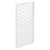 LUXE Lamellás oldalpanel (R) 123x218cm 4 m-ig fehér