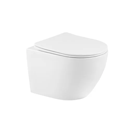 Delano fali rimless WC soft-close ülőkével