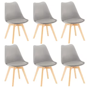 Silla étkezőszék 6 db szürke színben