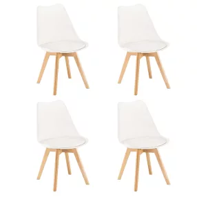 Silla étkezőszék 4 db fehér színben