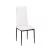 Tino NOVA Étkezőszék fehér-fekete színben
