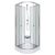 Evora White 90 hátfalas zuhanykabin zuhanytálcával