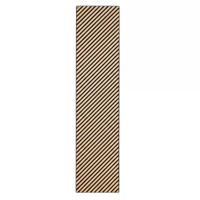 Akusztikus falpanel Deco I bambusz hatású 260x60x1,8 cm