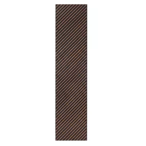Akusztikus falpanel Deco I dió hatású 260x60x1,8 cm