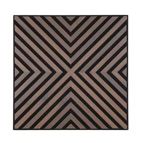 Akusztikus falpanel Deco IV dió hatású 60x60x1,8 cm