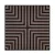 Akusztikus falpanel Deco V dió hatású 60x60x1,8 cm
