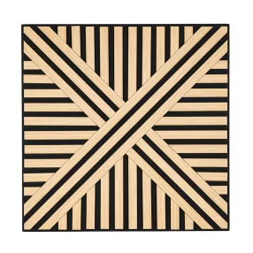 Akusztikus falpanel Deco VI bambusz hatású 60x60x1,8 cm